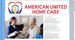 Desktop Screenshot of americanunitedhomecare.com